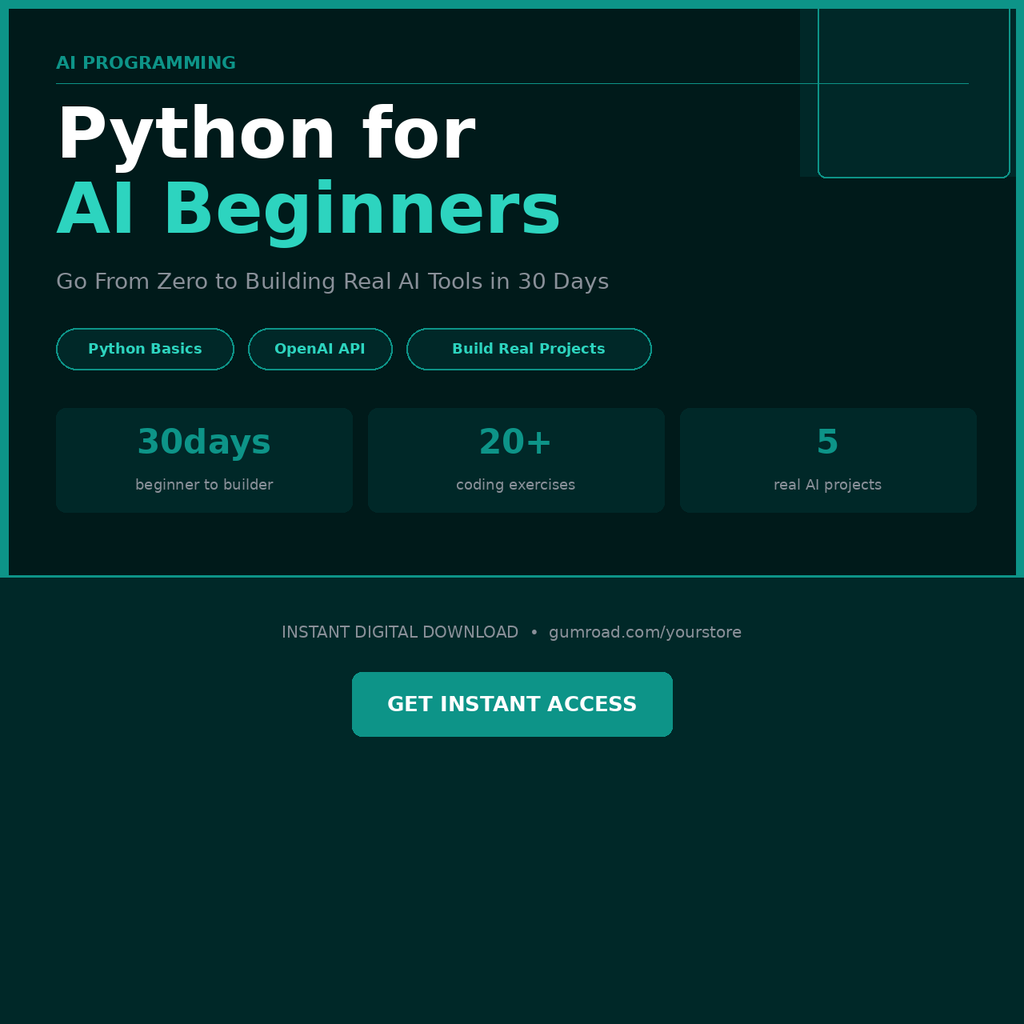 Python for AI Beginners