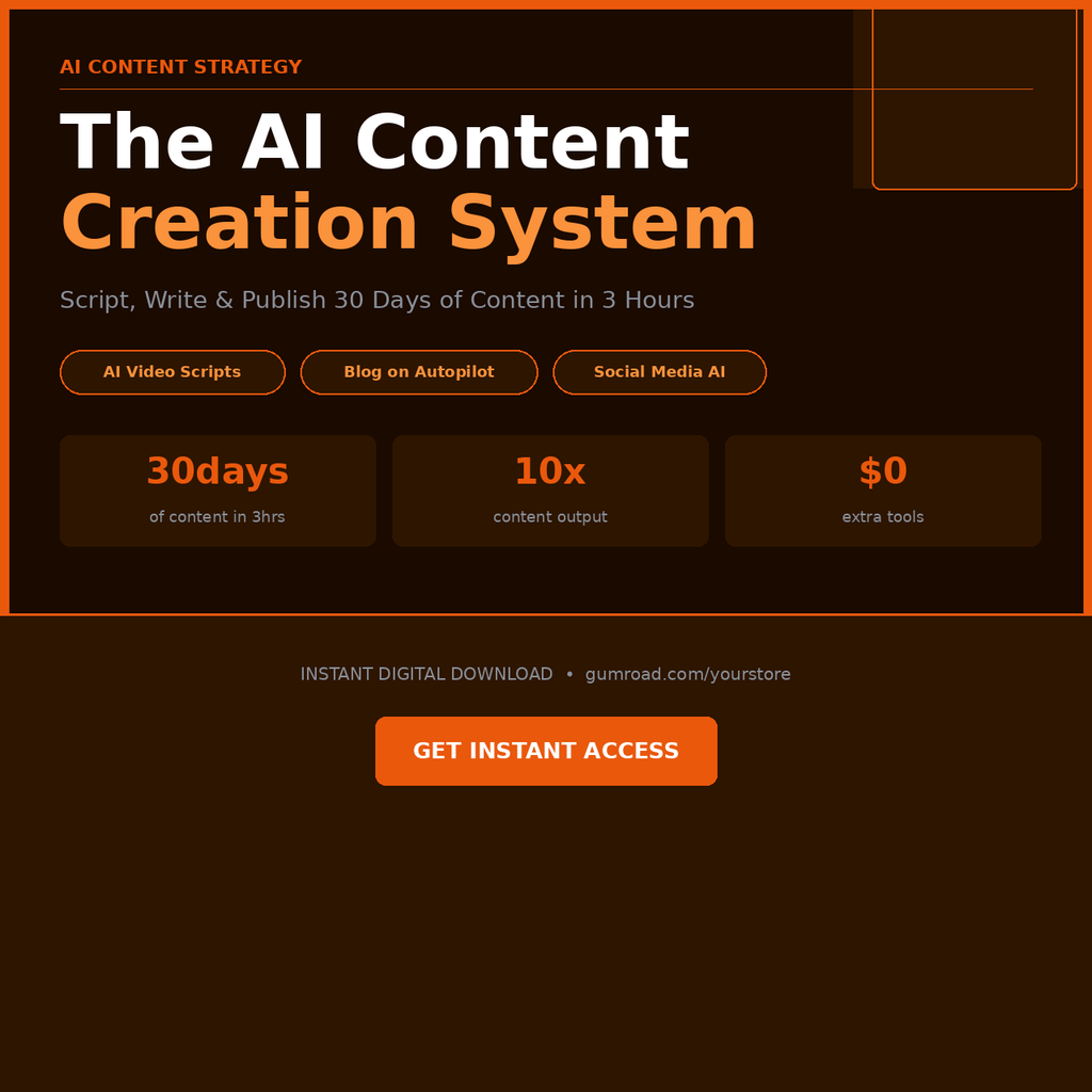 The AI Content Creation System