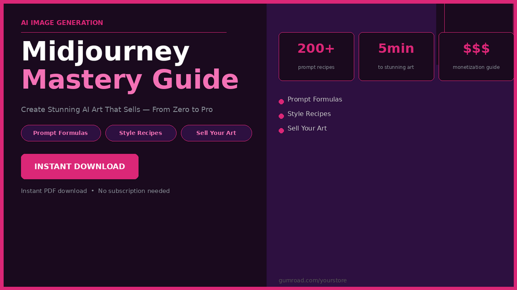 Midjourney Mastery Guide