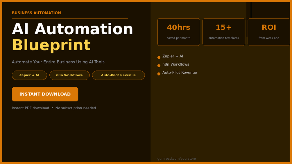 AI Automation Blueprint